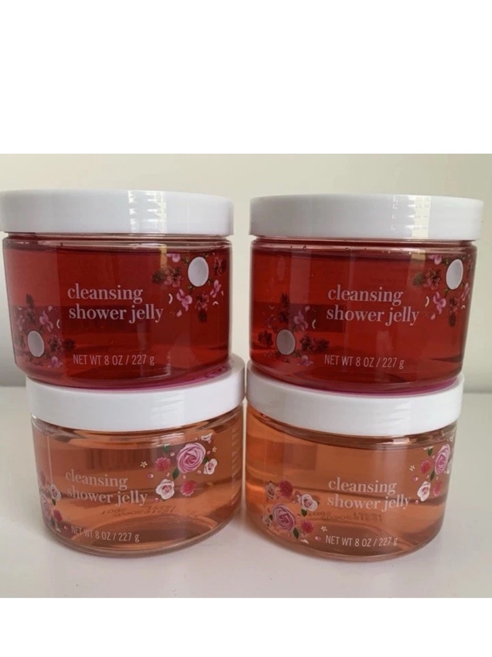 Bodycology Shower Jelly Sweet Love Coconut Hibiscus 8 oz NEW Lot of 4